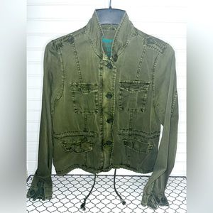 Aeropostale Army Green Utility Jacket Size Large